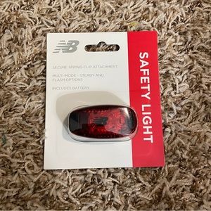 NEW New Balance Safety Light - Black/Red
